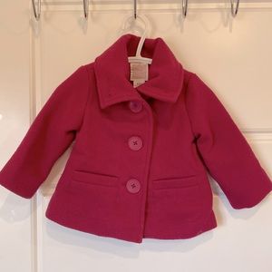 Magenta Fall Baby Girl coat